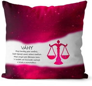 Impar pillow Libra (23.9. - 22.10. ) - red - Pillow