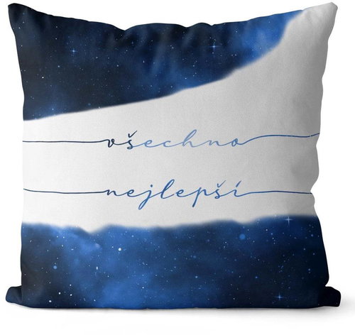 Impar Pillow Happy Birthday - Universe - Pillow - Main image