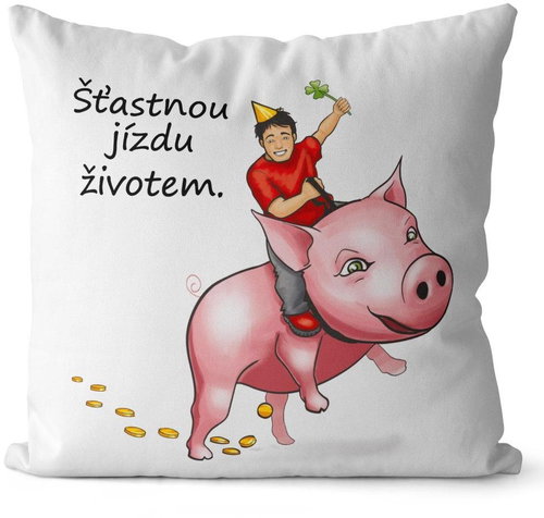 Impar pillow happy ride through life - Pillow - Main image