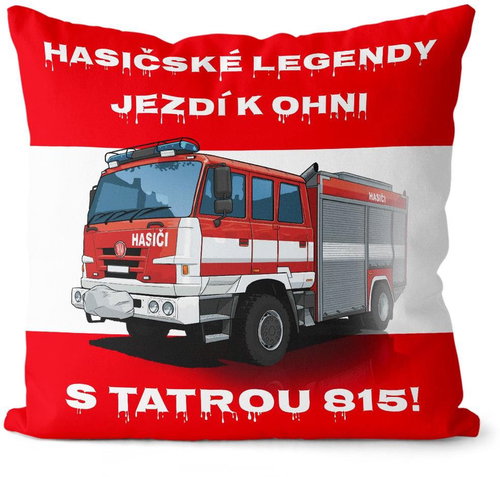 Impar pillow Firefighter legends - Tatra 815 - Pillow - Main image