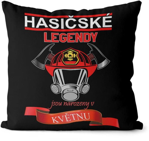 Impar pillow Firefighter legends - months - May - Pillow - Main image