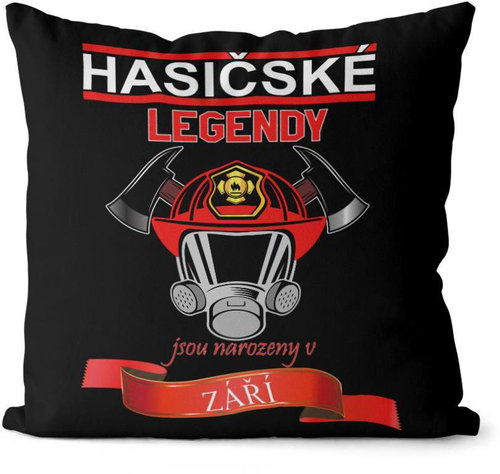 Impar pillow Firefighter legends - months - September - Pillow - Main image