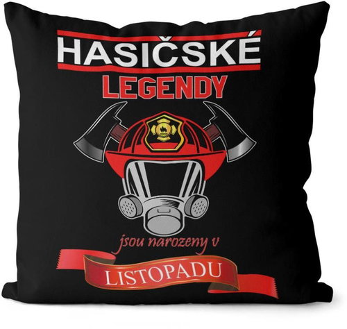Impar pillow Firefighter legends - months - November - Pillow - Main image