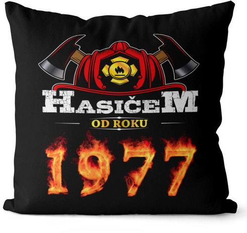 Impar Pillow Fireman since 1977 - Pillow - Main image