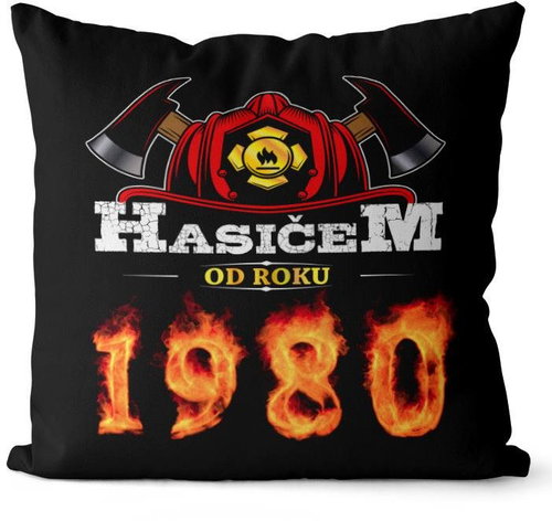 Impar Pillow Fireman since 1980 - Pillow - Main image