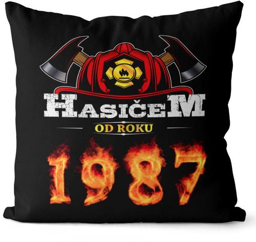 Impar Pillow Fireman since 1987 - Pillow - Main image