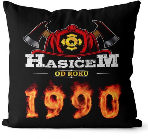 Impar Pillow Firefighter since 1990 - Pillow - Main image
