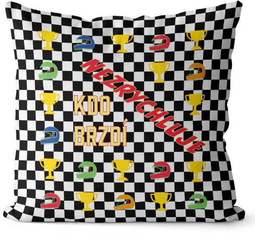 Impar cushion Who brakes does not accelerate - Pillow - Main image