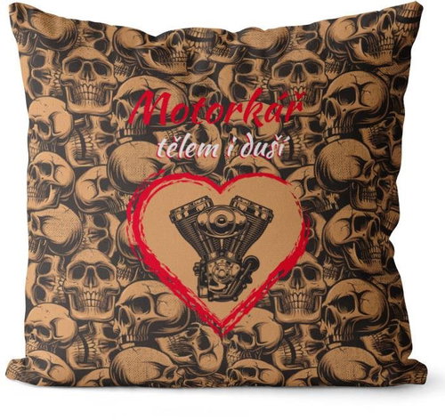 Impar pillow Biker in body and soul - Pillow - Main image
