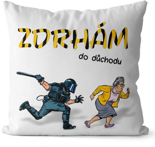 Impar polštář Zdrhám do důchodu – pro ženy - Pillow - Main image