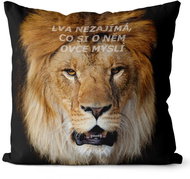 Impar cushion Lion does not care - Pillow
