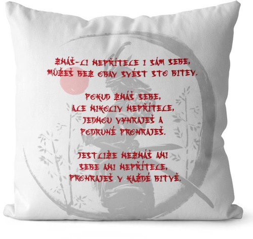 Impar pillow If you know the enemy - Pillow - Main image