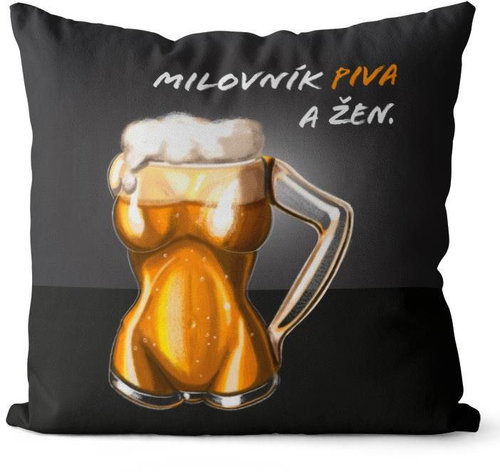 Impar Pillow Beer Lover Women - Pillow - Main image