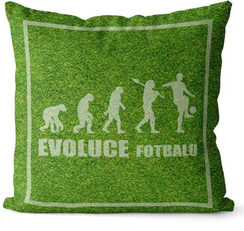 Impar pillow Evolution of football - Pillow - Main image