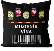 Impar pillow 100% Wine Lover - Pillow