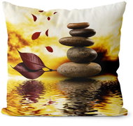 Impar Pillow Stones with red leaves - Pillow