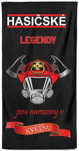Impar Osuška 70 × 140 cm, Hasičské legendy - Květen - Bath Towel - Main image