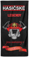 Impar Osuška 70 × 140 cm, Hasičské legendy - Listopad - Bath Towel