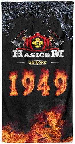 Impar Osuška 70 × 140 cm, Hasičem od roku 1949 - Bath Towel - Main image