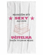Impar Osuška 70 × 140 cm, Sexy učitelka - Bath Towel