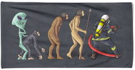 Impar osuška 100 × 170 cm Evoluce – Hasiči - Bath Towel