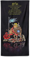 Impar osuška 100 × 170 cm Hasičské znamení Býk - Bath Towel