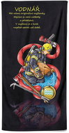 Impar osuška 100 × 170 cm Hasičské znamení Vodnář - Bath Towel