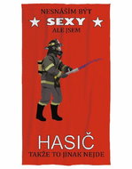 Impar osuška 100 × 170 cm Sexy hasič - Bath Towel