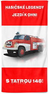 Impar osuška 70 × 140 cm Hasičské legendy – Tatra 148 - Bath Towel