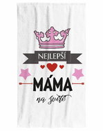 Impar osuška 100 × 170 cm Nejlepší máma na světě - Bath Towel