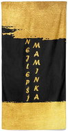 Impar osuška 70 × 140 cm Maminka – gold - Bath Towel