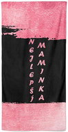 Impar osuška 70 × 140 cm Maminka – golden pink - Bath Towel