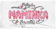 Impar osuška 70 × 140 cm Nejlepší maminka – pink - Bath Towel