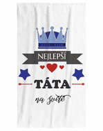 Impar osuška 100 × 170 cm Nejlepší táta na světě - Bath Towel