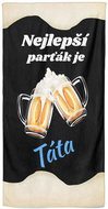 Impar osuška 70 × 140 cm Táta - nejlepší parťák - Bath Towel