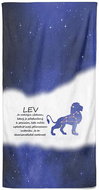 Impar Lev (23.7. - 22.8.) 100 × 170 cm modrá - Bath Towel