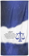 Impar Váhy (23.9. - 22.10.) 70 × 140 cm modrá - Bath Towel