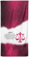 Impar Váhy (23.9. - 22.10.) 100 × 170 cm červená - Bath Towel