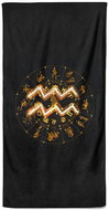 Impar Symbol znamení Vodnář (21.1. - 20.2.) 100 × 170 cm - Bath Towel