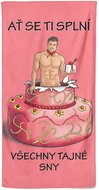 IMPAR Osuška Tajné sny - muž 100 × 170 cm - Bath Towel