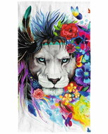 Impar Osuška Lev art, 70 × 140 cm - Bath Towel