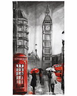 Impar Osuška Londýn art, 70 × 140 cm - Bath Towel