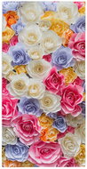 Impar Osuška Barevné růže, 70 × 140 cm - Bath Towel
