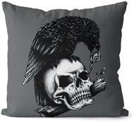 Impar Crow and skull - Pillow