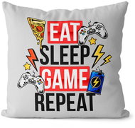Impar Eat, sleep, game - Pillow