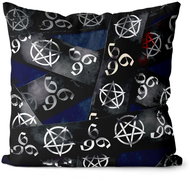 Impar Gothic ribbon, black - Pillow