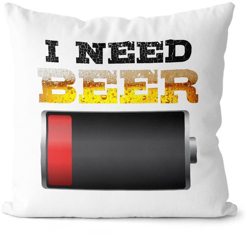 Impar I need beer - Pillow - Main image
