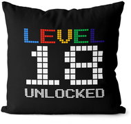 Impar Level unlocked, age 18 - Pillow