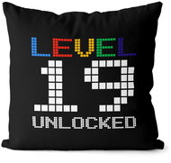 Impar Level unlocked, age 19 - Pillow