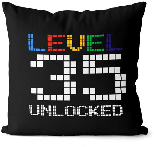 Impar Level unlocked, age 35 - Pillow - Main image